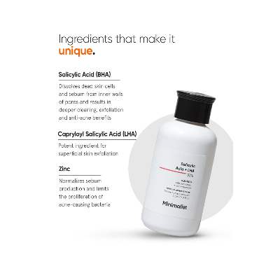 Picture of Minimalist Salicylic Acid + LHA 2% Cleanser - 100ml