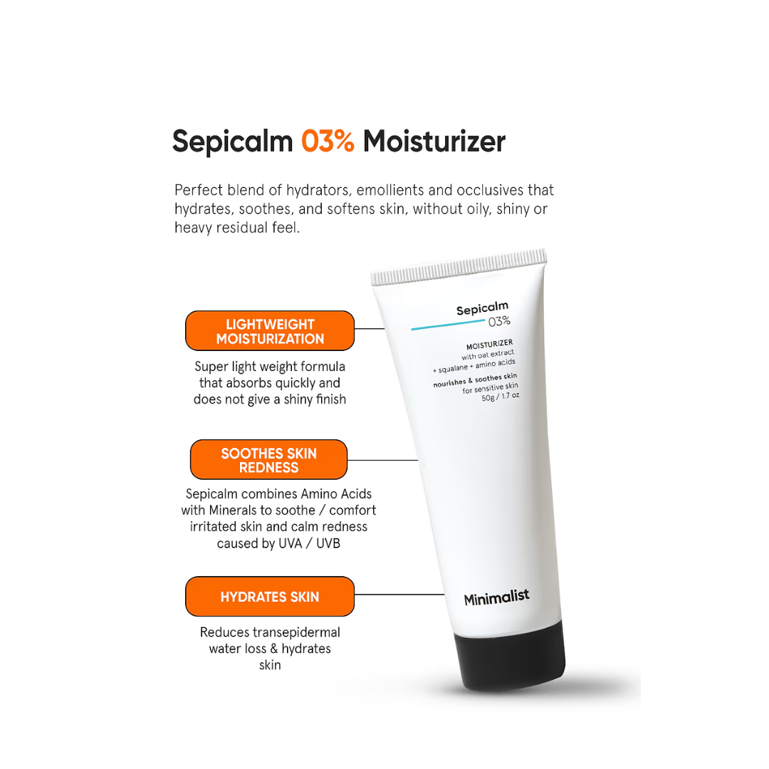 Picture of Minimalist Sepicalm 3% Moisturizer - 50g