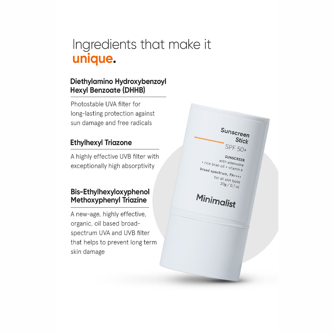 Picture of Minimalist SPF 50 Sunscreen Stick - 20g