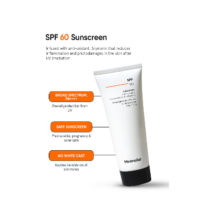 Picture of Minimalist Sunscreeen SPF 60 PA ++++ - 50g