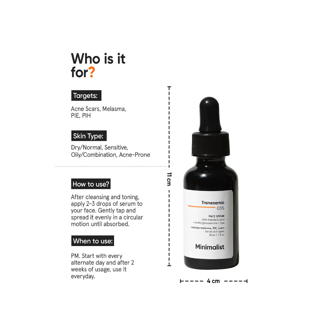 Picture of Minimalist Tranexamic 3% Face Serum - 30ml