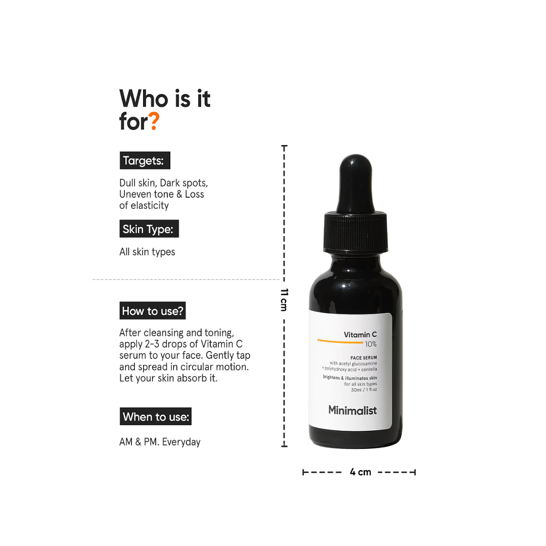 Picture of Minimalist Vitamin C 10% Face Serum - 30ml