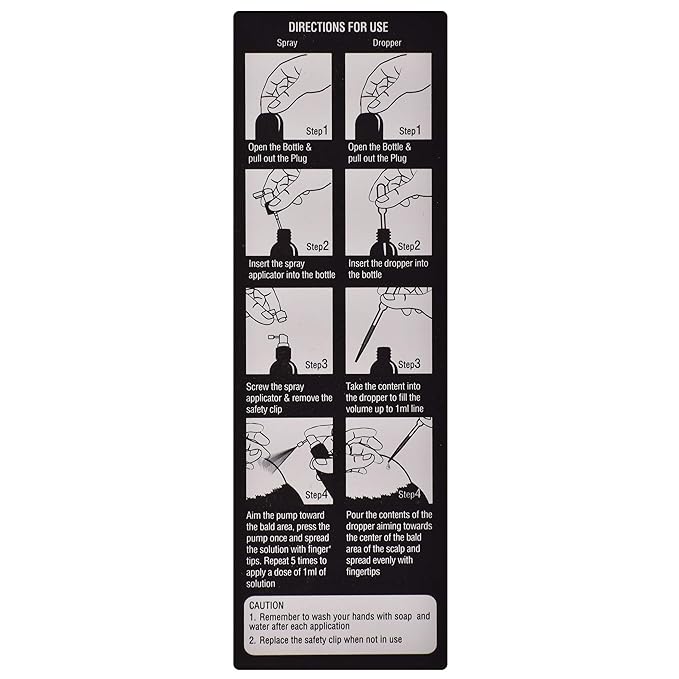 Picture of Morr F 3% Solution for Hair Regrowth - 60ml