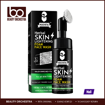 Picture of Muuchstac Herbal Skin Lightening Foam Face Wash - 100ml
