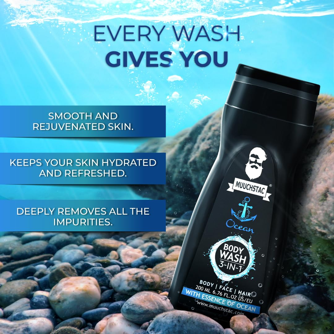 Picture of Muuchstac Ocean 3-in-1 Body Wash - 200ml