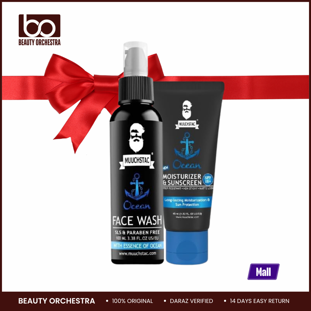 Picture of Muuchstac Ocean Combo (Moisturizer Sunscreen 45ml and Face Wash 100ml)