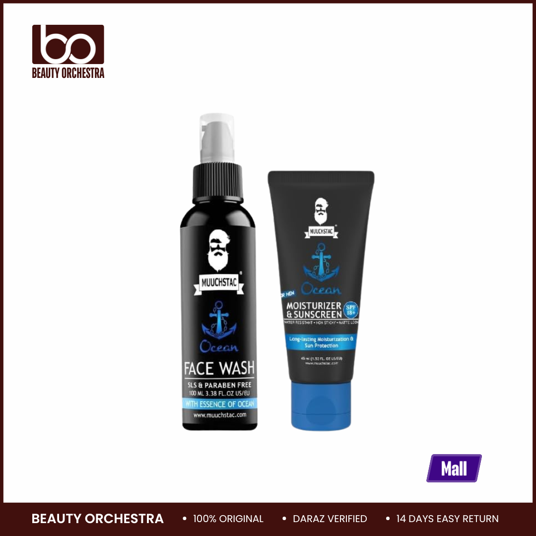 Picture of Muuchstac Ocean Combo (Moisturizer Sunscreen 45ml and Face Wash 100ml)