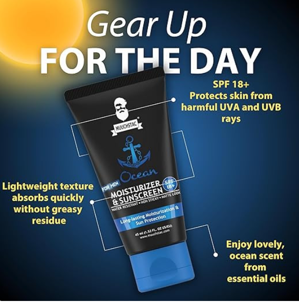 Picture of Muuchstac Ocean Moisturizer & Sunscreen 45ml SPF 18+ 45ml