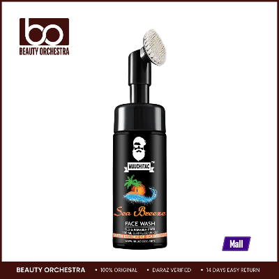 Picture of Muuchstac Sea Breeze Face Wash With Silicone Brush - 100ml