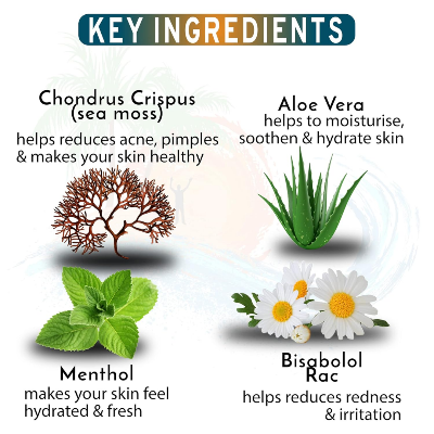 Picture of Muuchstac Sea Breeze Face Wash With Silicone Brush - 100ml