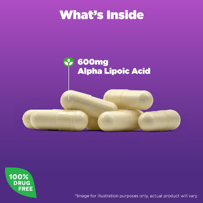 Picture of Natrol Alpha Lipoic Acid 600 mg - 30 Tablets