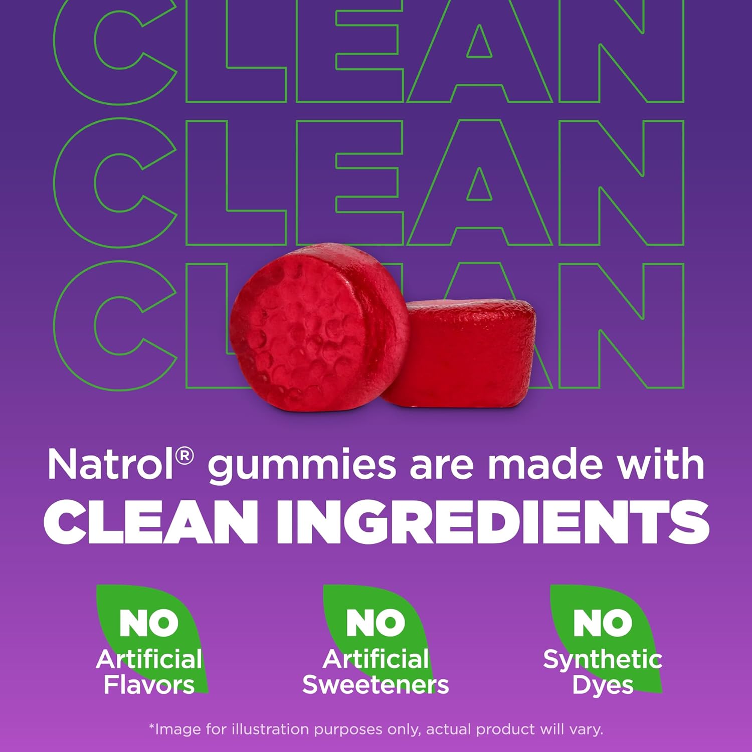Picture of Natrol Melatonin Gummies Sleep Support for Adults 10 mg Melatonin Supplement for Sleeping 90 Strawberry Gummies