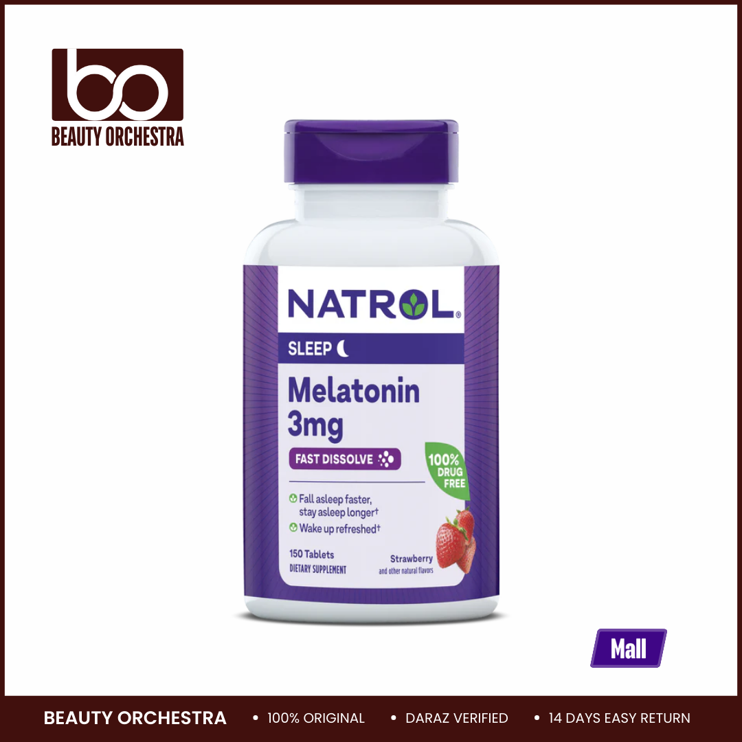 Picture of Natrol Melatonin Sleep Support 3mg - 150 Tablets (Fast Dissolve)