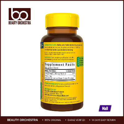 Picture of Nature Made Folic Acid 400 mcg (665 mcg DFE) - 250 Tablets