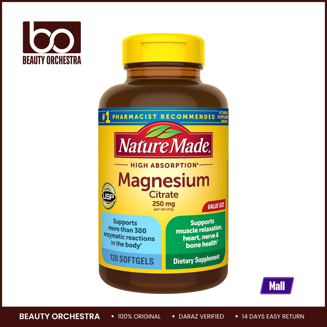 Picture of Nature Made Magnesium Citrate 250mg - 120 Softgels