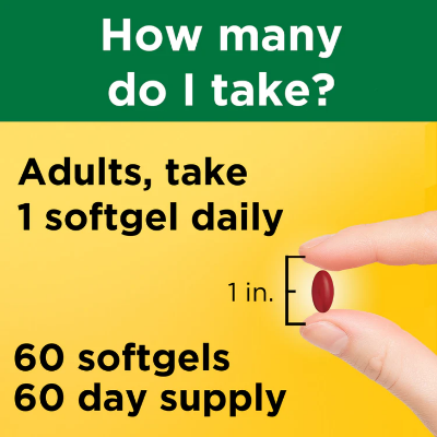 Picture of Nature Made Maximum Strength Vitamin B12 5000mcg - 60 Softgels