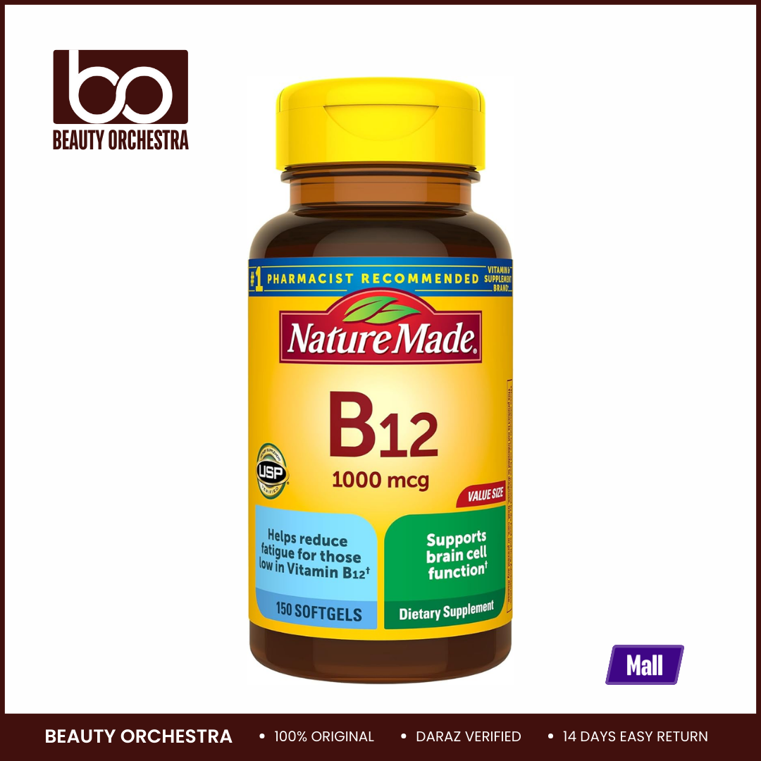 Picture of Nature Made Vitamin B12 1000 mcg Supplement - 150 Softgels
