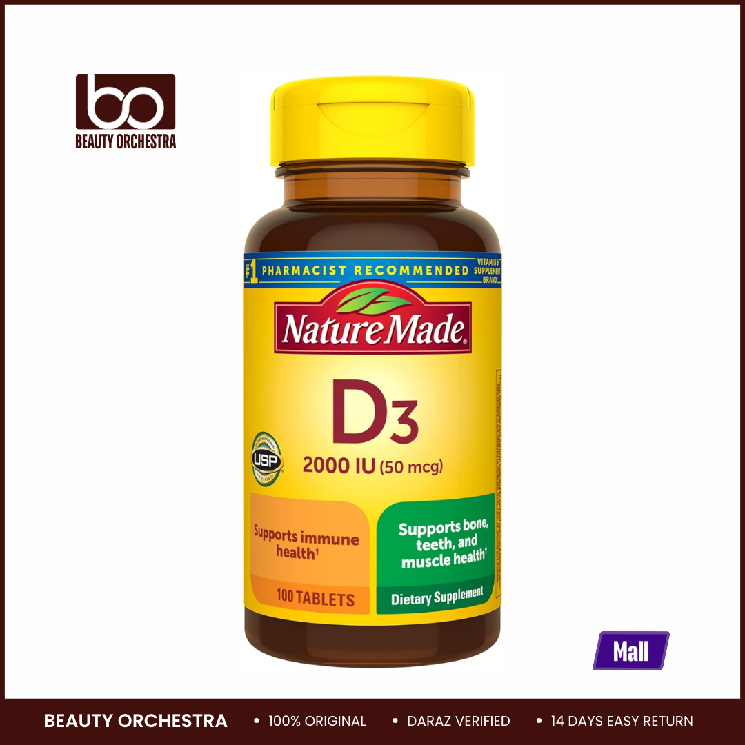 Picture of Nature Made Vitamin D3 2000 IU - 100 Tablets