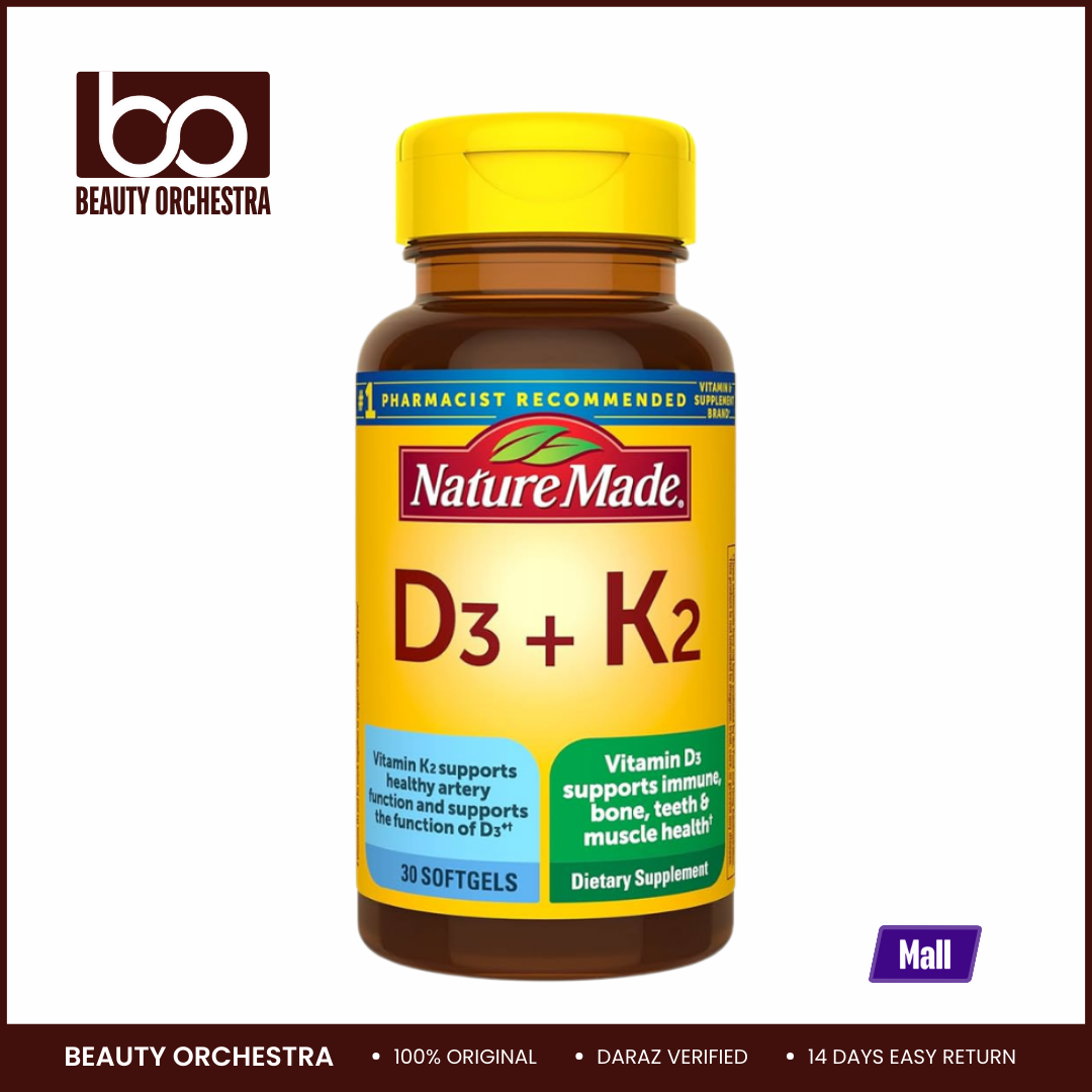 Picture of Nature Made Vitamin D3+K2 - 30 Softgels