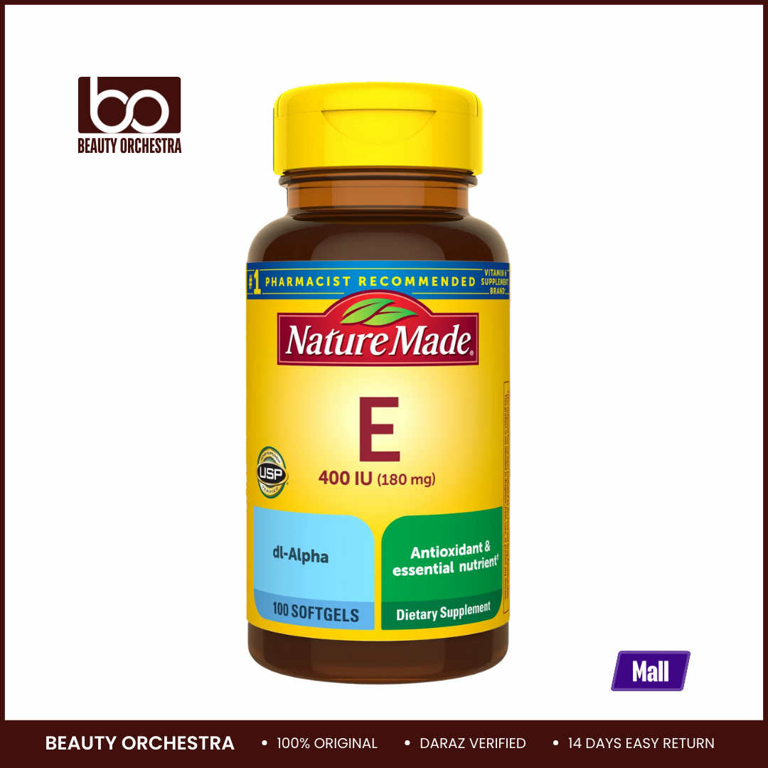 Picture of Nature Made Vitamin E 400 IU (180 mg) dl-Alpha  - 100 Softgels