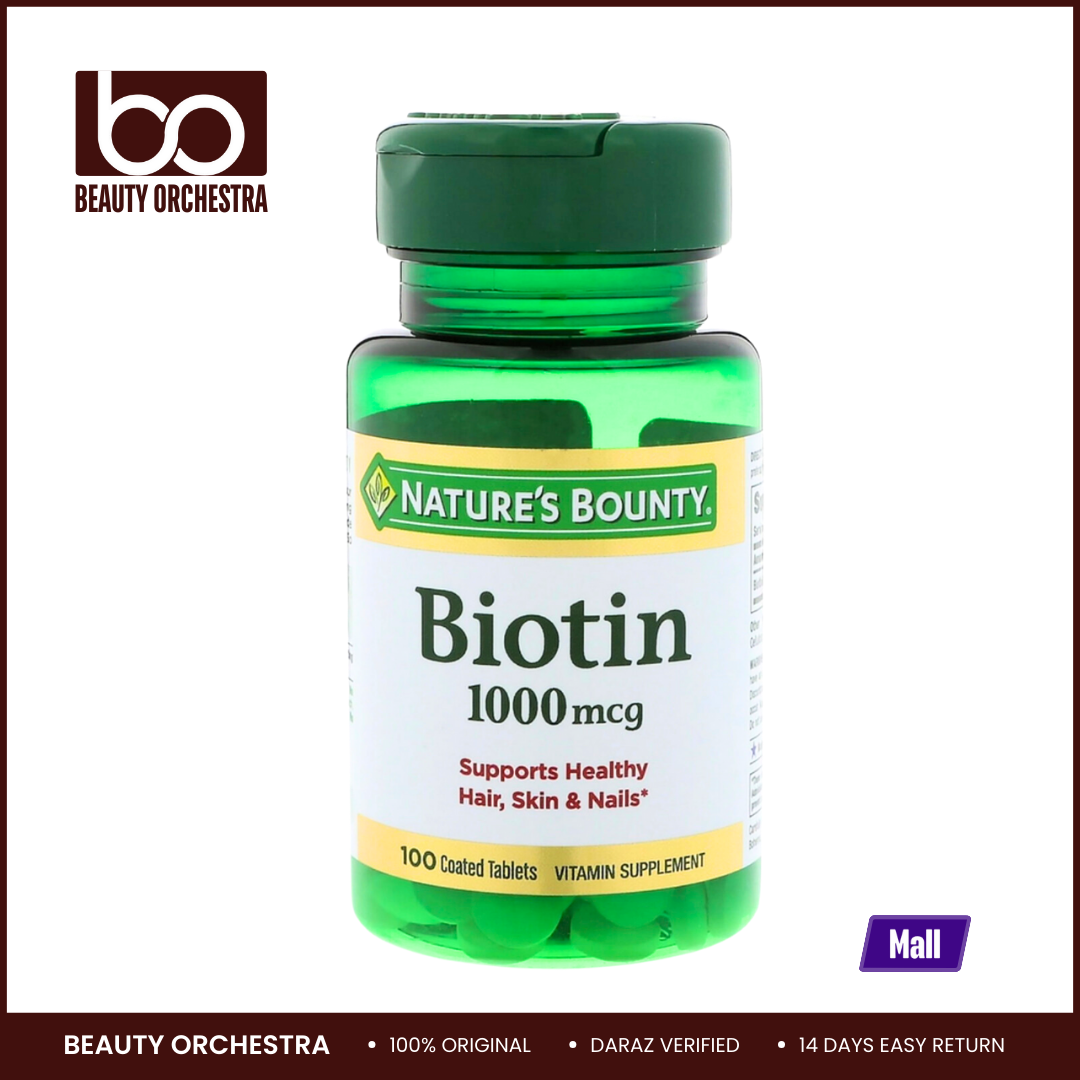 Picture of Nature’s Bounty Biotin 1000mcg - 100 Tablets