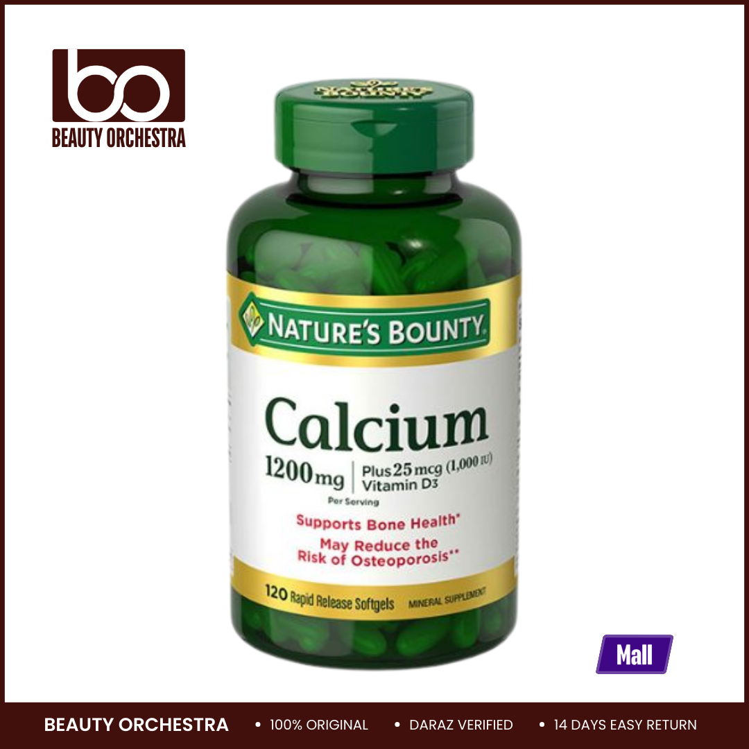 Picture of Nature’s Bounty Calcium Plus Vitamin D3 1200mg - 120 Softgels