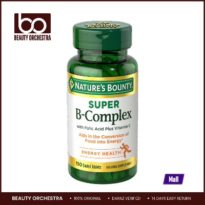 Picture of Nature’s Bounty Super B-Complex with Vitamin C & Folic Acid - 150 Tablets