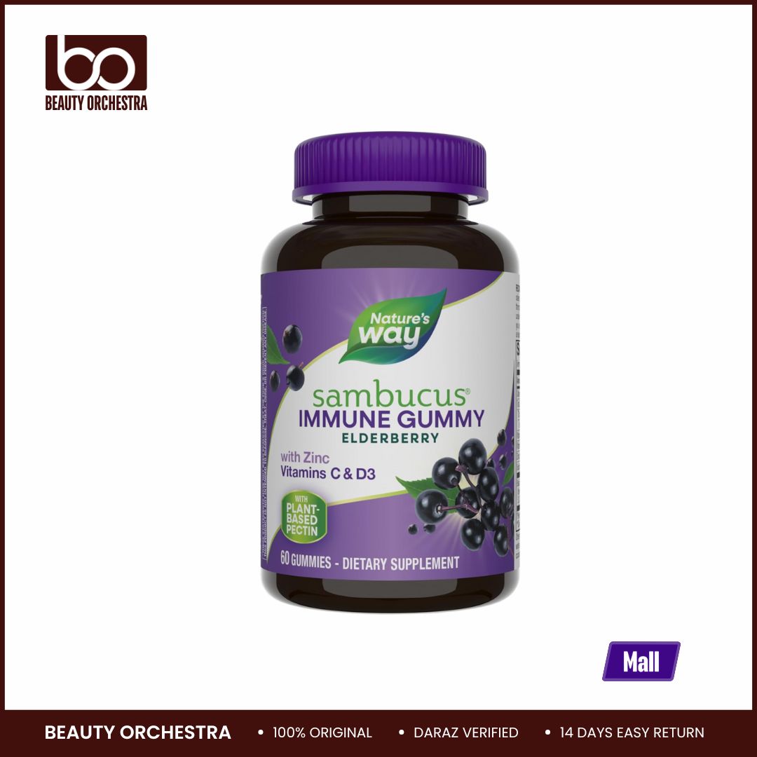 Picture of Nature’s Way Sambucus Elderberry Immune Gummies 60 Gummies