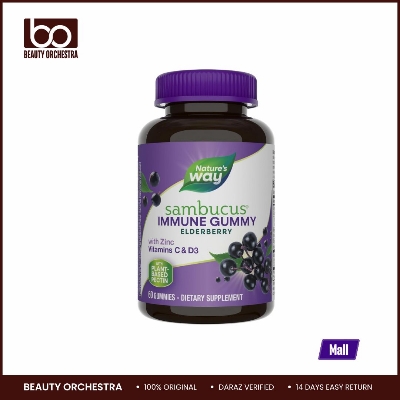 Picture of Nature’s Way Sambucus Elderberry Immune Gummies 60 Gummies