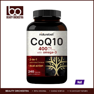 Picture of NatureBell CoQ10 400mg With Omega 3 - 240 Capsules