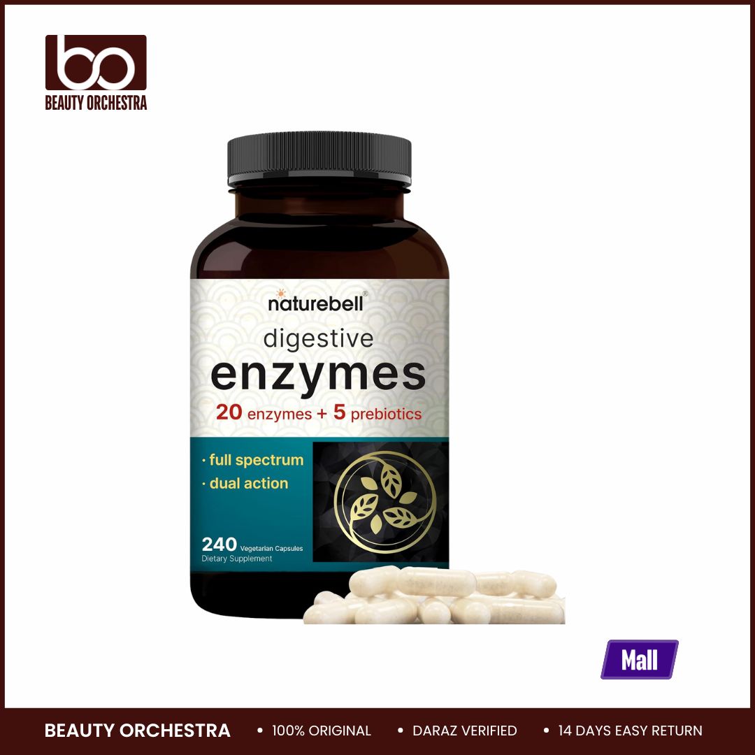 Picture of NatureBell Digestive Enzymes with Probiotics and Prebiotics 240 Veggie Capsules