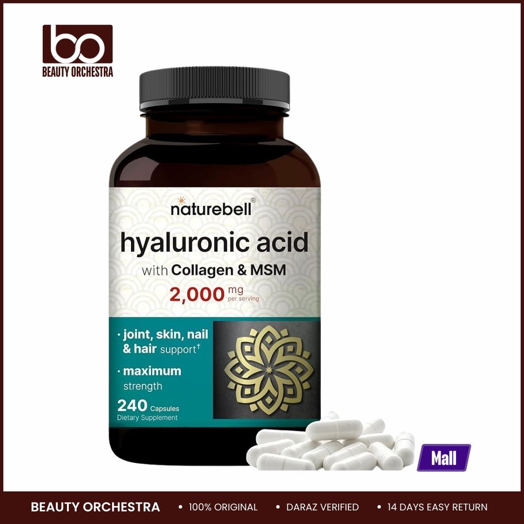 Picture of NatureBell Hyaluronic Acid Supplements 2,000 mg | 240 Capsules