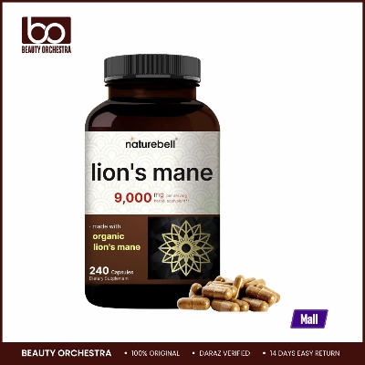 Picture of Naturebell Lions Mane Capsules 9,000mg 240 Capsules