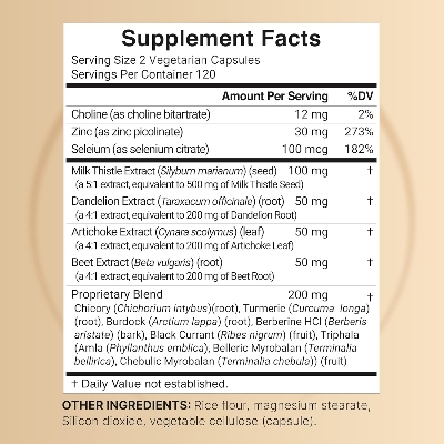 Picture of NatureBell Liver Cleanse Detox & Repair 240 Veggie Capsules