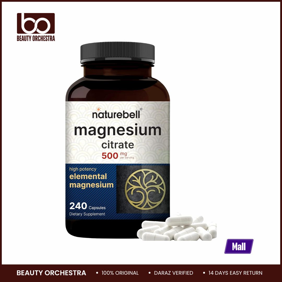 Picture of NatureBell Magnesium Citrate 500mg 240 Capsules