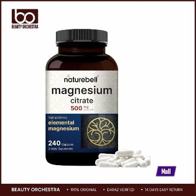 Picture of NatureBell Magnesium Citrate 500mg 240 Capsules