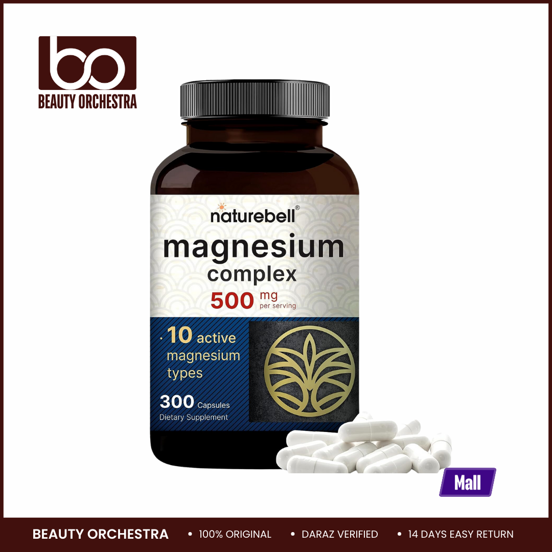 Picture of NatureBell Magnesium Complex Supplement 500mg - 300 Capsules (Expiry Date - 03/2026)
