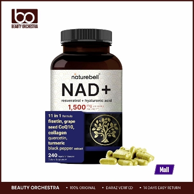 Picture of NatureBell NAD+ 1,500mg Per Serving 240 Veggie Capsules