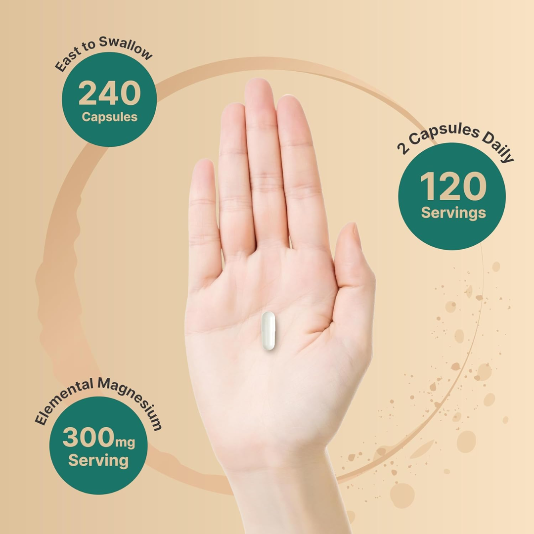 Picture of NatureBell Triple Complex Magnesium 300mg – 240 Capsules