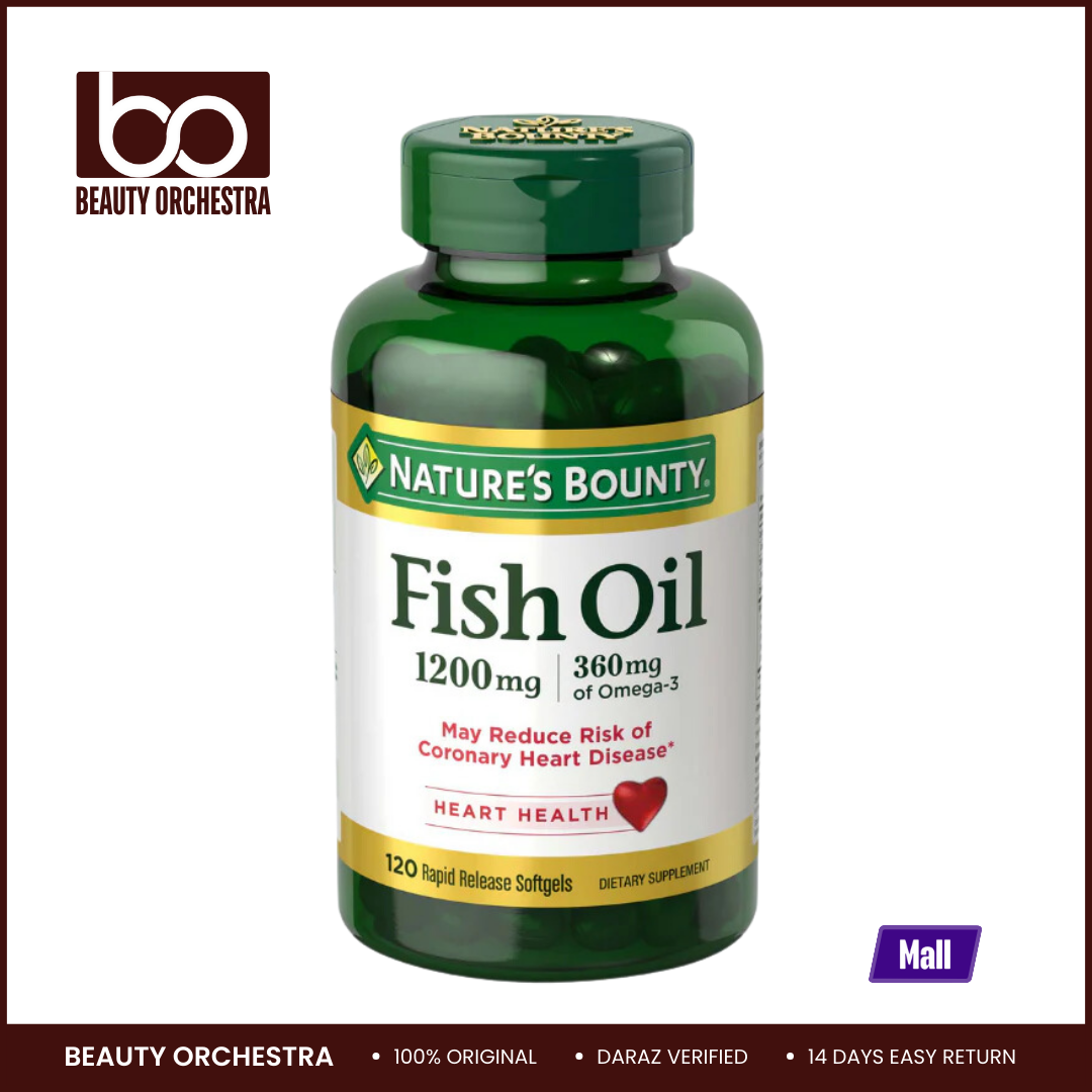 Picture of Nature's Bounty Fish Oil 1200mg Omega3 - 120 Softgels
