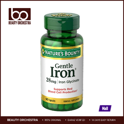 Picture of Nature's Bounty Gentle Iron 28mg - 90 Capsules