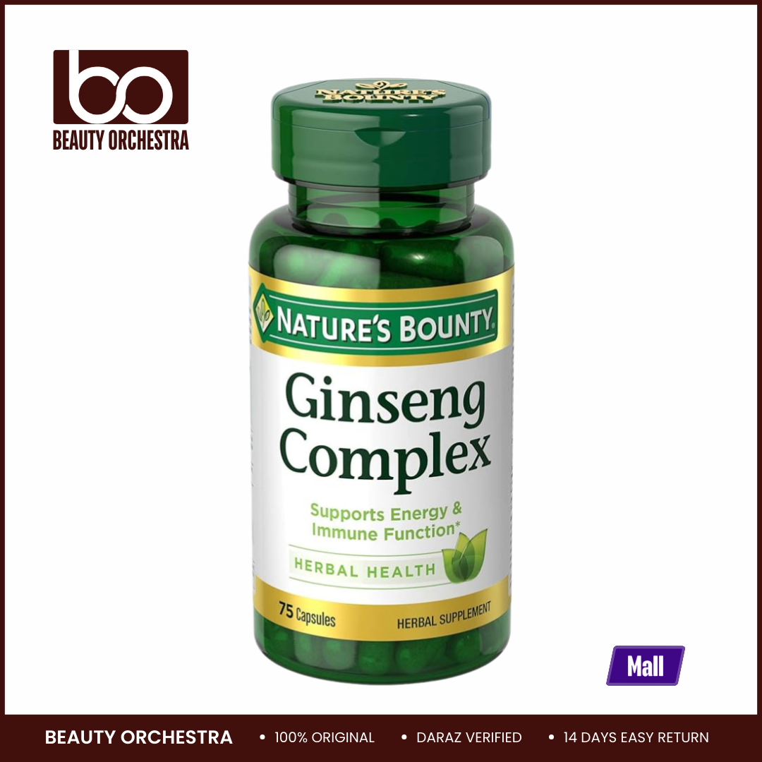 Picture of Nature's Bounty Ginseng Complex - 75 Capsules
