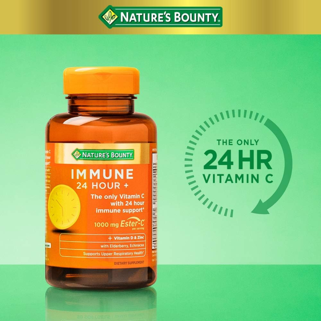 Picture of Nature's Bounty Immune 24 Hour+ 1000mg - 50 Softgels