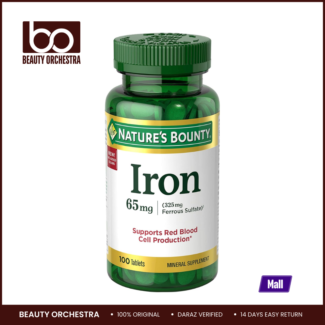Picture of Nature's Bounty Iron 65 mg - 100 Tablets