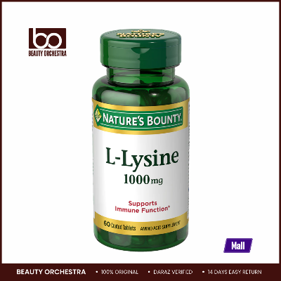 Picture of Nature's Bounty L-Lysine 1000mg - 60 Capsules