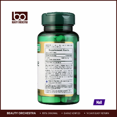 Picture of Nature's Bounty L-Lysine 1000mg - 60 Capsules