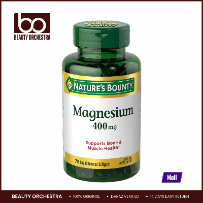 Picture of Nature's Bounty Magnesium 400 mg - 75 Rapid Release Softgels