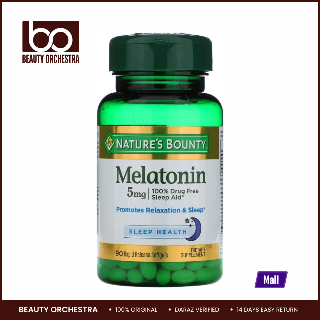 Picture of Nature's Bounty Melatonin 5 mg - 90 Softgels