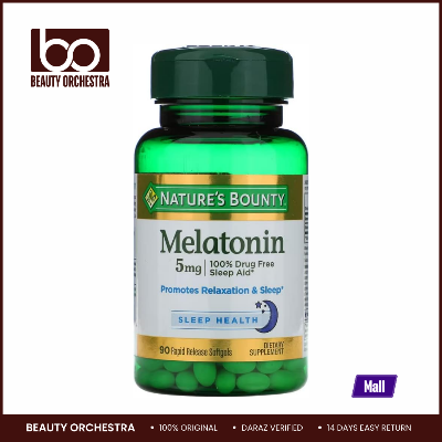 Picture of Nature's Bounty Melatonin 5 mg - 90 Softgels