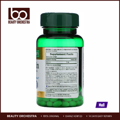 Picture of Nature's Bounty Melatonin 5 mg - 90 Softgels